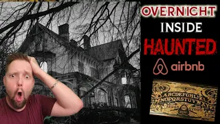 (Stay Only if You DARE) Airbnb Owner claims House is HAUNTED We Stayed & it's TRUE!