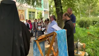 Торжественный молебен перед началом учебного года в православной гимназии Радонеж.