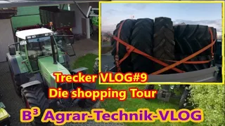 TreckerVLOG#9 Die Shoppingtour für den Fendt Xylon, Brennholz Lieferung an Mutti und der Reifenturm