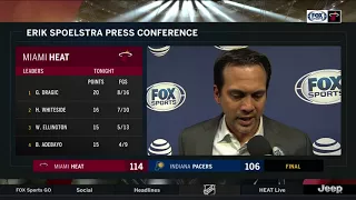 Erik Spoelstra -- Miami Heat at Indiana Pacers 01/10/2018