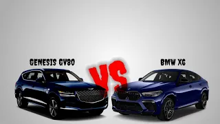 2023 Genesis GV80 Vs 2023 BMW X6 - Which is better