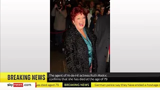 Ruth Madoc dies - Sky Breaking News (10 December 2022)
