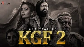 One Year Of KGF Chapter 2 | Yash | Prashanth Neel | SR creative media | Hombale Films |