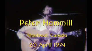 Peter Hammill 20 Montreal 1974