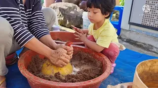 HOW TO MAKE ACORN JELLY FROM SCRATCH || 도토리묵