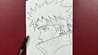How to draw Naruto uzumaki step-by-step | anime drawing | drawing tutorial