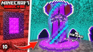 I Built an INSANE NETHER HUB in Hardcore Minecraft! (#10)