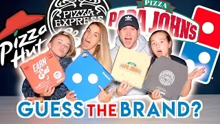 BLIND PIZZA TASTE TEST!!  (GUESS THE RESTAURANT)