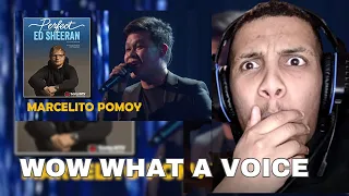 MARCELITO POMOY sings PERFECT by ED SHEERAN REACTION !