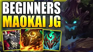 HOW TO PLAY MAOKAI JUNGLE & HARD CARRY GAMES FOR BEGINNERS! - Gameplay Guide League of Legends