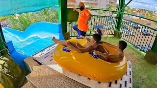 The Toboágua Família Water Slide at Thermas dos Laranjais