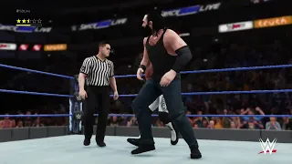 WWE Smackdown! AJ Styles vs. Luke Harper 02/28/2017