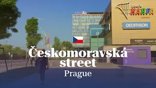 Českomoravská street - Prague, Czech Republic #prague #praguestreets #cz