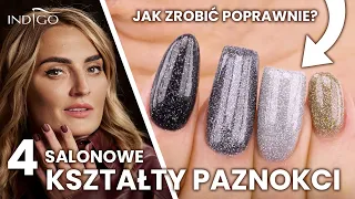 MIGDAŁ, OWAL, KWADRAT, BALLERINA - budowa paznokci żelem na formie krok po kroku | Indigo Nails