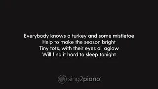 the christmas song piano karaoke instrumental nat king cole