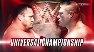 Brock Lesnar returned to WWE Raw and confronted Samoa Joe on June 5th, 2017 | Universal Superstar