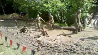 Warrior Dash mud people at Muddy Mayhem (South East)