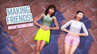 Make-overs and making friends! || The Sims 4 Legacy Challenge || Part 14