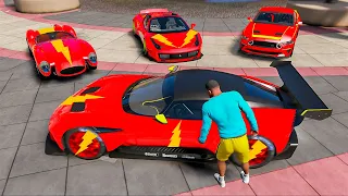 ROUBANDO CARROS DO FLASH NO GTA 5