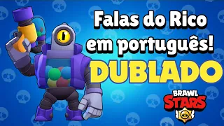 Falas do Rico traduzidas em português (DUBLADO) | Brawl Stars