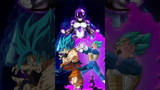 Who is strongest | Goku VS Vegeta VS Frieza #short #dbs