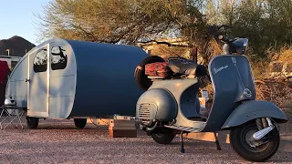 Sonoran Desert Camping in the Vespa Teardrop "CC" for full commentary