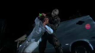 Friday the 13th Part 7 the new blood Ben and Kate the regular version of their deaths vs  uncut