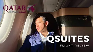 WORLD’S BEST BUSINESS CLASS | Qatar Airways QSuites Flight Review