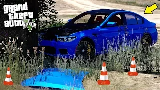 Реальная Жизнь в GTA 5 - ПОКУПАТЕЛЬ РАЗБИЛ BMW M5 СРАЗУ ПОСЛЕ ПОКУПКИ!!! ПОПАЛ НА 100.000$...🔥