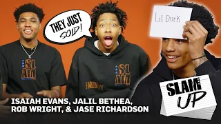 These Teammates WERE BEEFING 😭😂 Isaiah Evans, Jalil Bethea, and MORE! 🔥 | SLAM UP