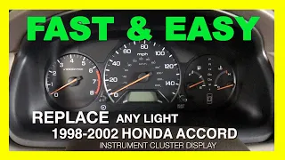 1998-2002 Honda Accord Odometer Backlight Fix (Instrument Cluster Display Removal) 6th generation