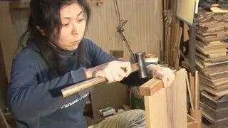 釘を使わない伝統の家具 東京職人「江戸指物」