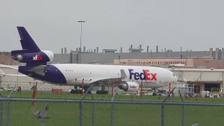 FedEx MD-11 Push-Taxy-Departure #viral #aviation #cargo #fedex #avgeek #airplane #spotter #fypシ