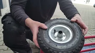 Sackkarre Reifenwechsel