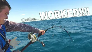 Famous YouTuber gets WORKED by MASSIVE Fish! {Catch Clean Cook} fresh fish over open fire!