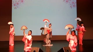 ★JCN2016 Japanese Cultural Night - NUS Nihon Buyo - Japanese Dance - Sakura Sakura さくらさくら 1of8 [HD]