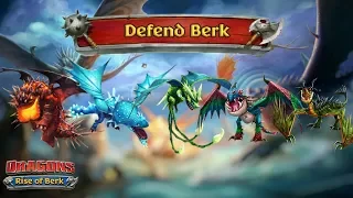 Defend Berk With The Champion Dragons (Defeat Fleet 300 ~ 305) | Dragons: Rise of Berk