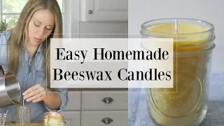 How to Make Beeswax Candles | Easy DIY Tutorial