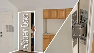 Installing the Hidden Door! // Living Room Renovation // DIY