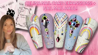 🪶 Boho Vibes Nail Cards | Easy Nail Art Design | Summer Fall Nails | Celina Ryden | Chrome Gel
