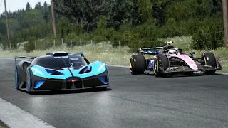 POV Bugatti Bolide 2024 vs F1 Racing Cars 2024 at Old Spa