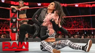 Sasha Banks & Bayley vs. Nia Jax & Tamina vs. Liv Morgan & Sarah Logan: Raw, Feb. 11, 2019