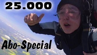 Magicbiber Fallschirmsprung - das 25.000er Abo-Special