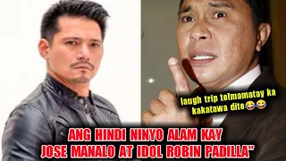 Ang hindi ninyo Alam kay Jose manalo at Idol Robin Padilla"mamatay ka kakatawa dito😂