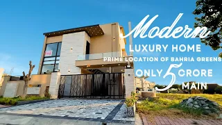 Luxury Modern 10 Marla House in Bahria Greens Overseas, Islamabad | Prime Location Near DHA 4 Bridge