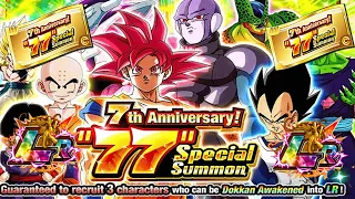 MULTI DA 77 TICKET CON 4 LR || Dragon Ball Z Dokkan Battle ITA