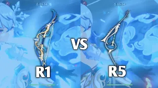 Venti R1 Elegy for the End VS R5 The Stringless Side by Side Comparison On Morgana