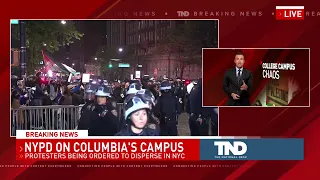 Protesters detained after Columbia University calls in NYPD to end occupation over war in Gaza