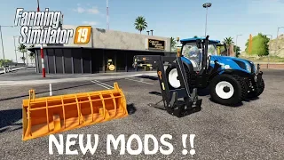 NEW MODS in Farming Simulator 2019 | BRAND NEW FRONTLOADER PACKAGE IS HERE NOW | PS4 | Xbox One