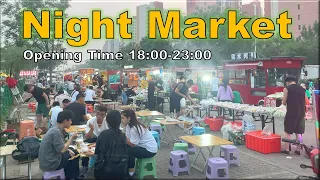 Enjoying food at the night market is one of the happiest moments for ordinary Chinese people